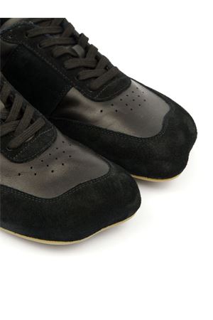Black Anatomic Sneakers MM6 MAISON MARGIELA | SH3WS0012P6435T8013